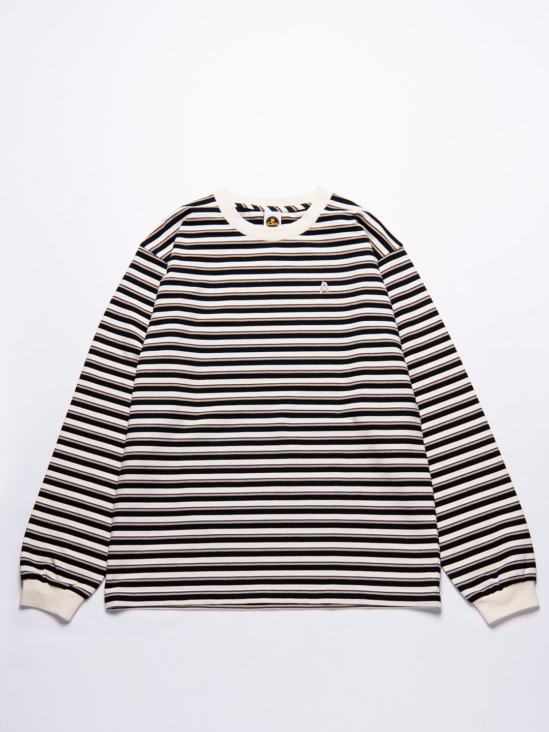 multi Border long sleeve tee