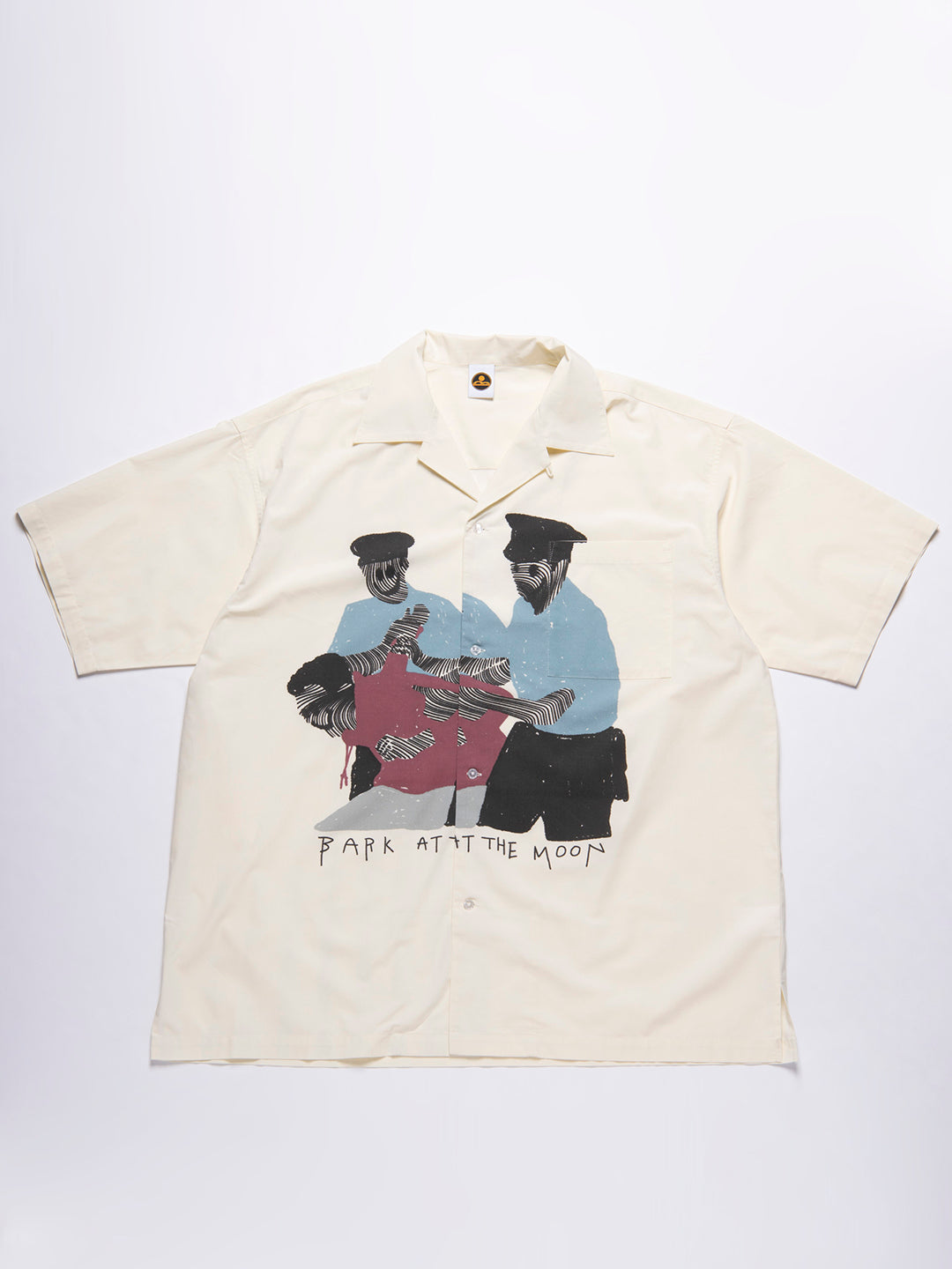 arrest open collar shirt