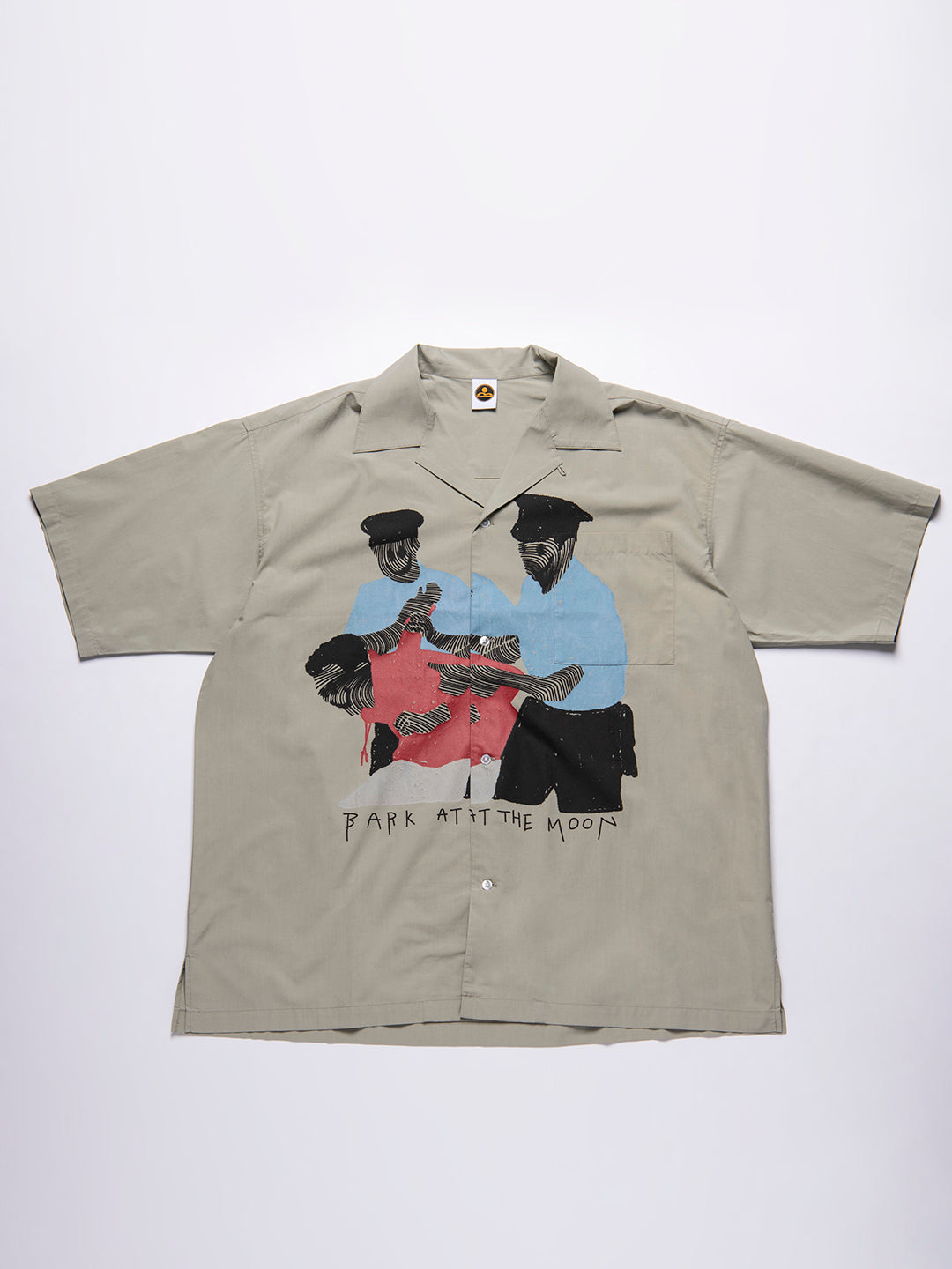arrest open collar shirt