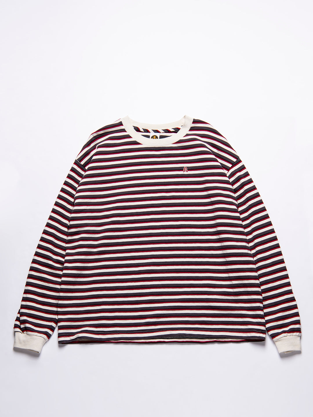 multi Border long sleeve tee