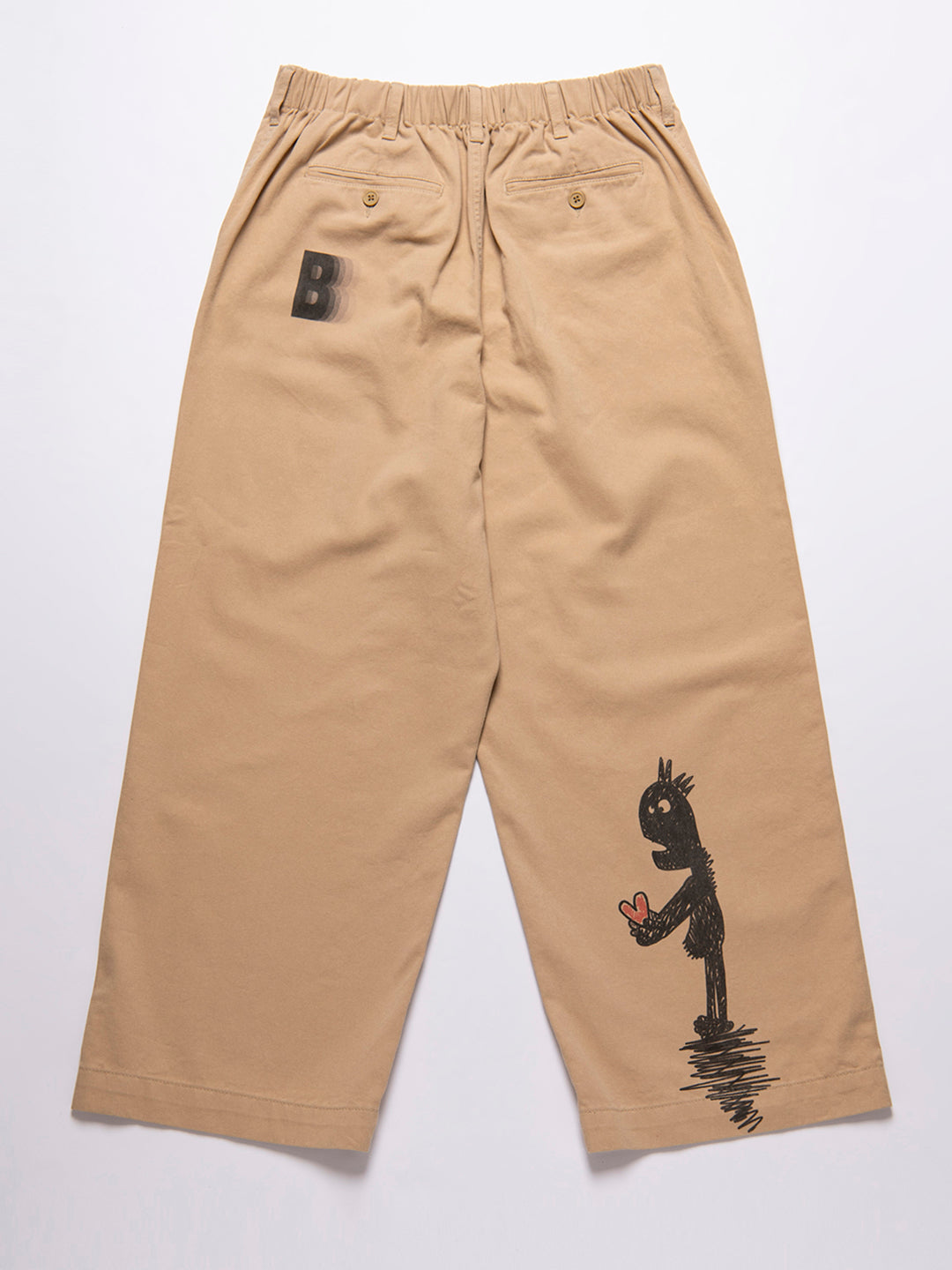 graphic print pants