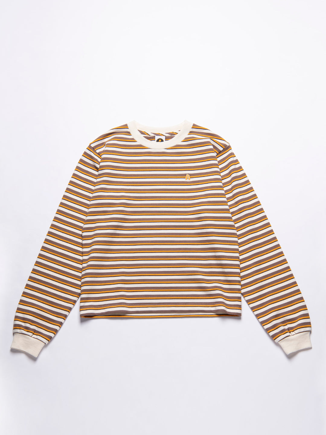 multi Border long sleeve tee