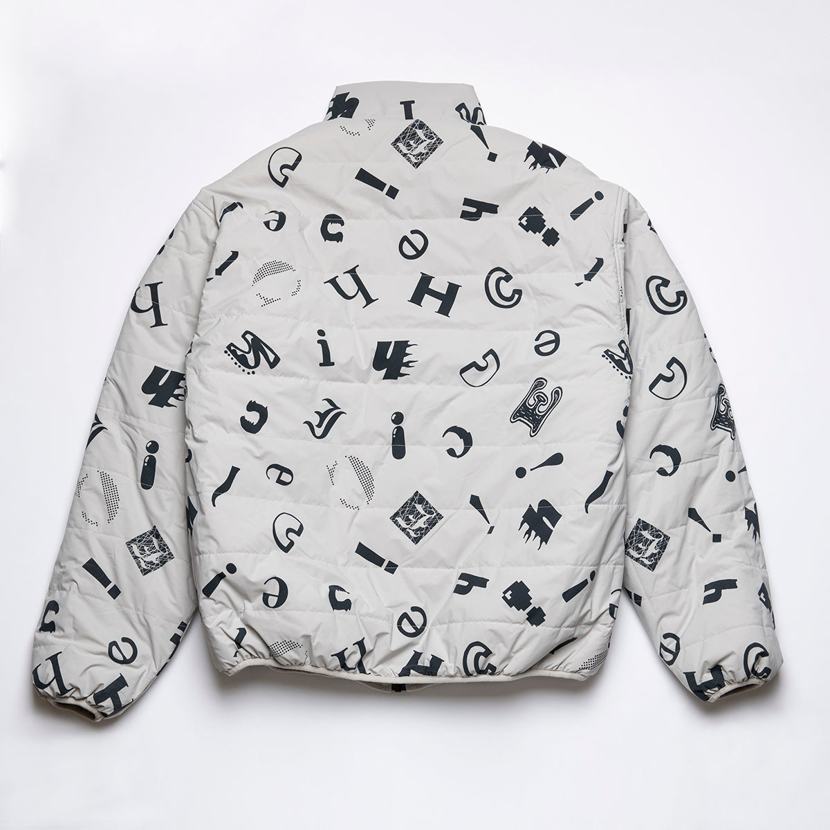 Cheii! logo reversible warm jacket