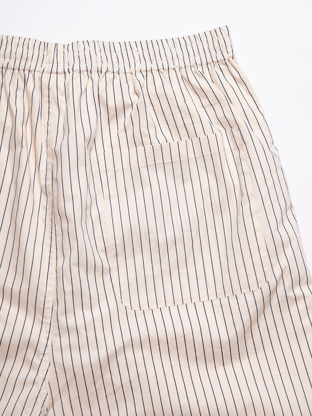 stripe half pants