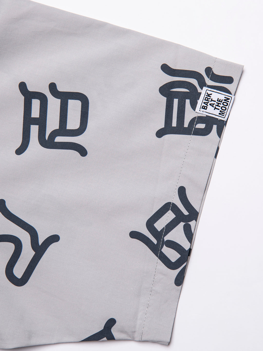 酒呑名人 open collar shirt