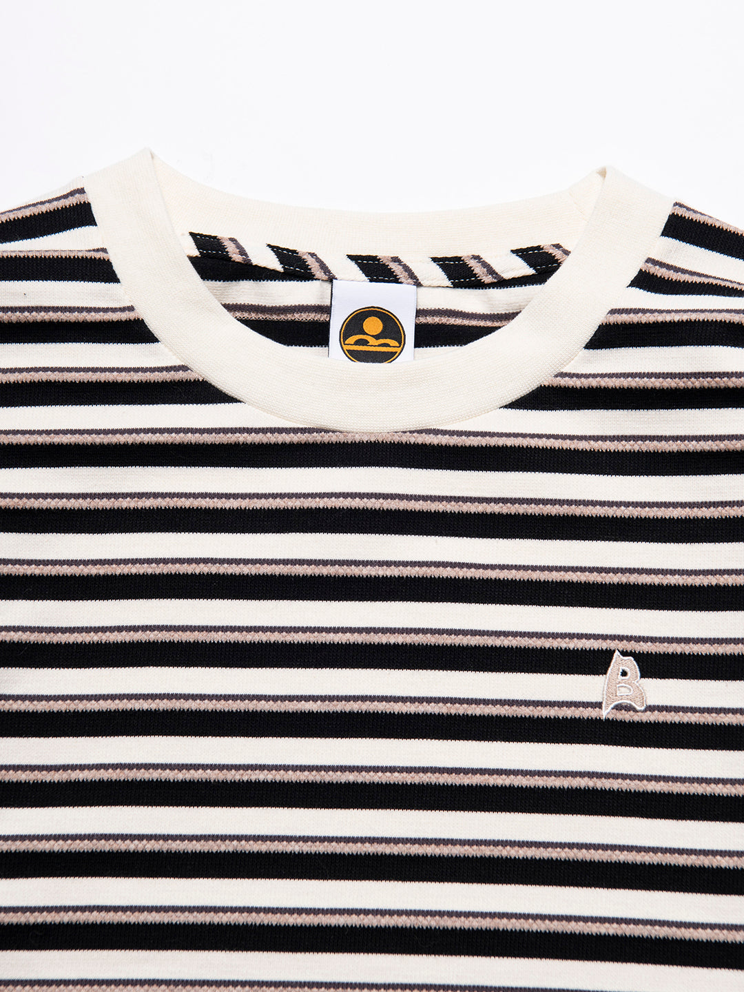 multi Border long sleeve tee