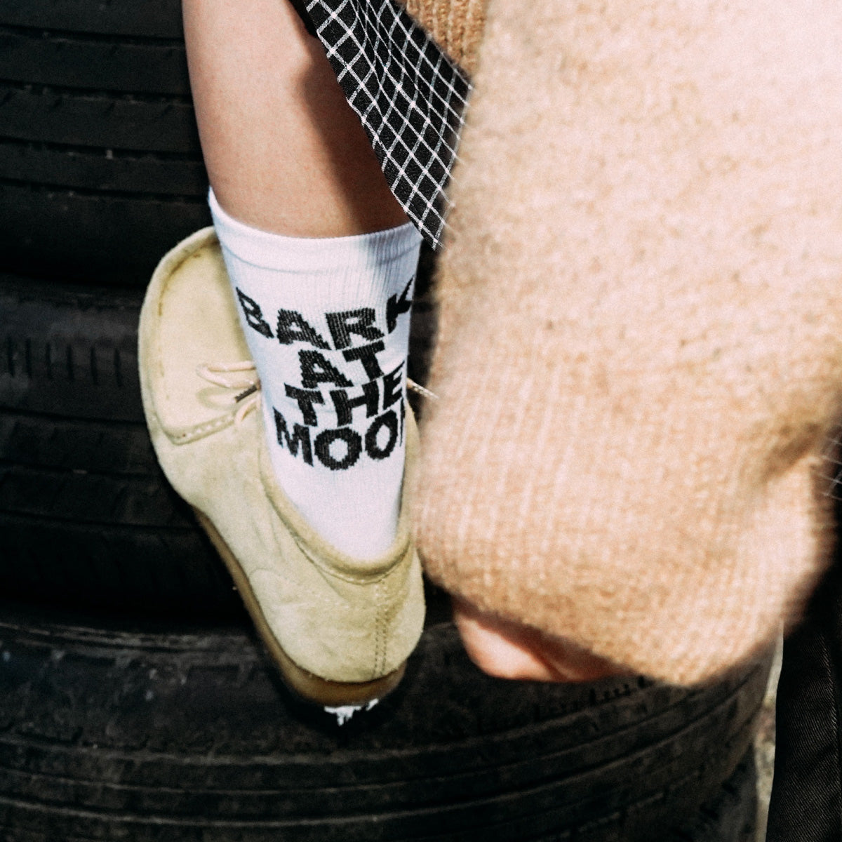 BATM logo socks