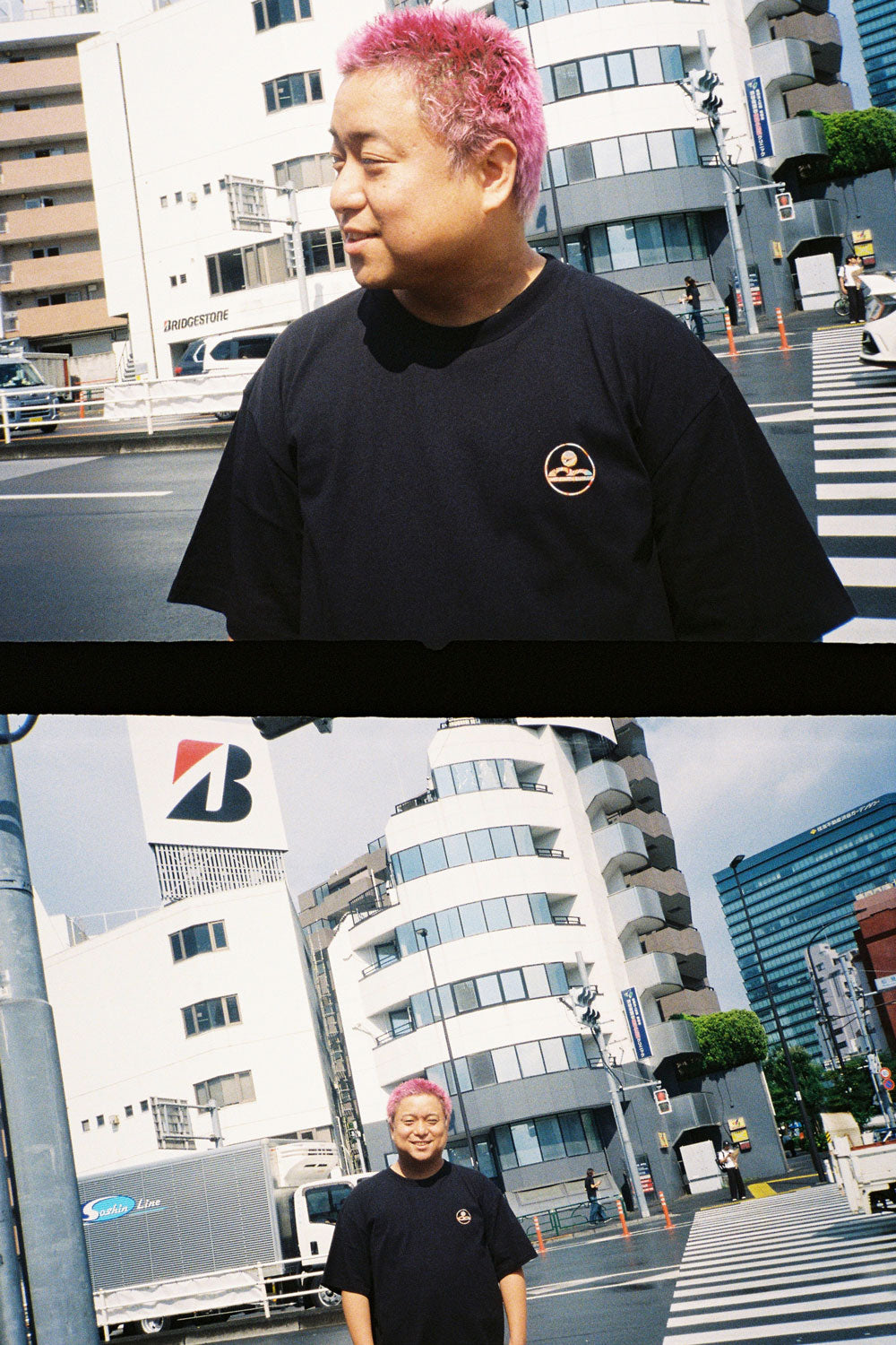 BM logo gradation T-shirt
