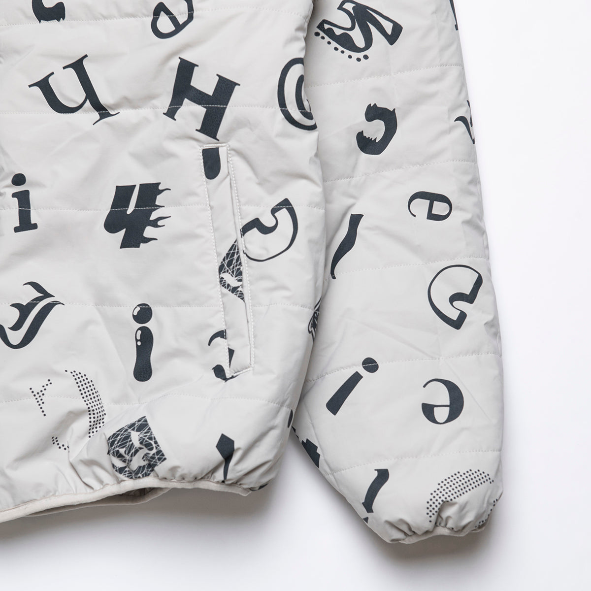 Cheii! logo reversible warm jacket