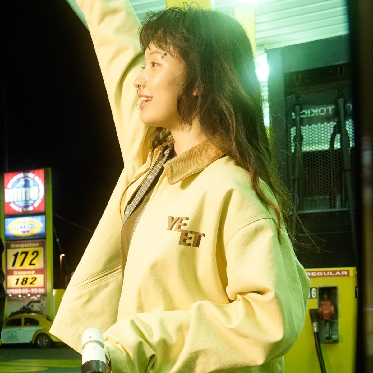 YEEL logo work jacket