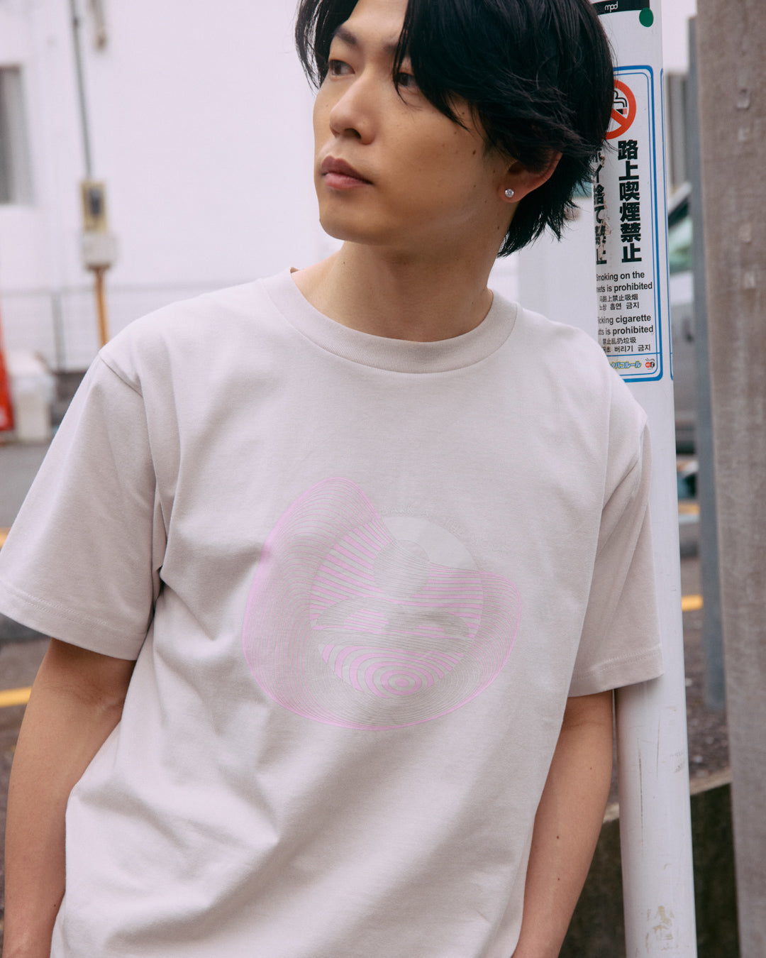 wave logo T-shirt