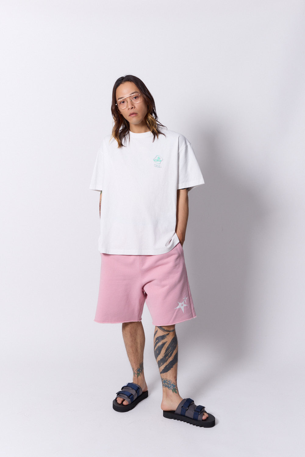 BM logo distortion T-shirt