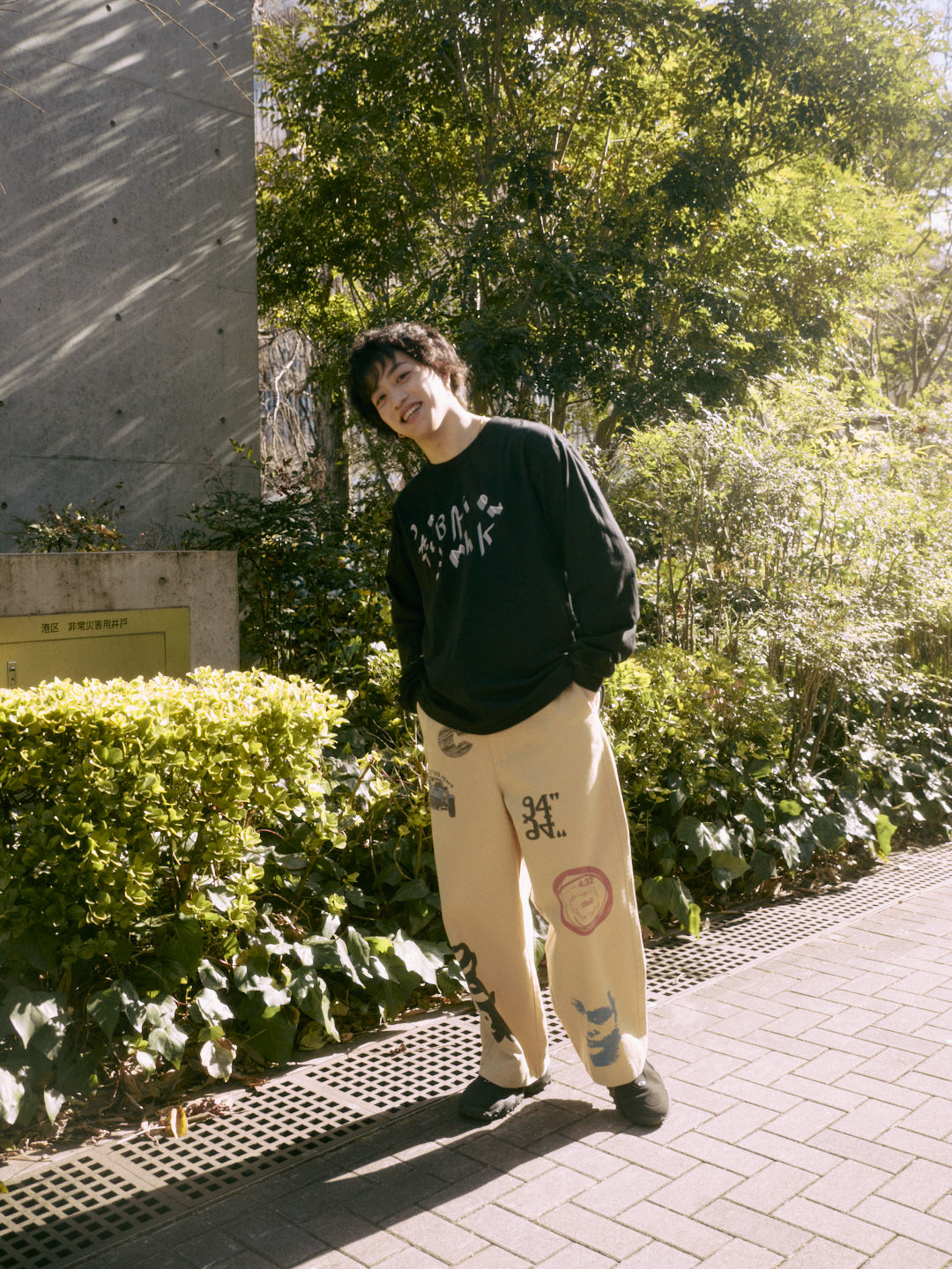 BATM logo long sleeve tee