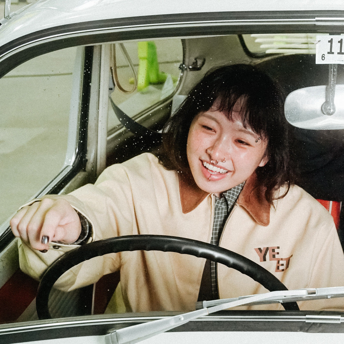 YEEL logo work jacket