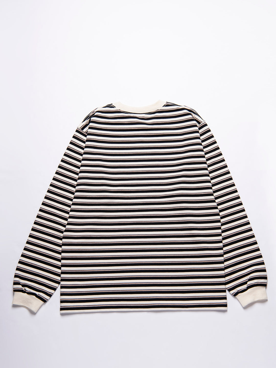 multi Border long sleeve tee