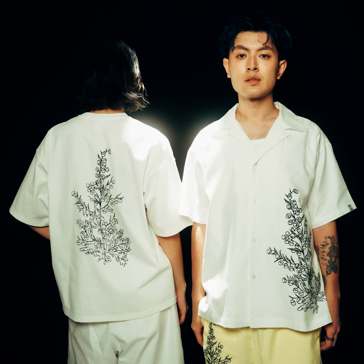 absinthe_open collar shirt