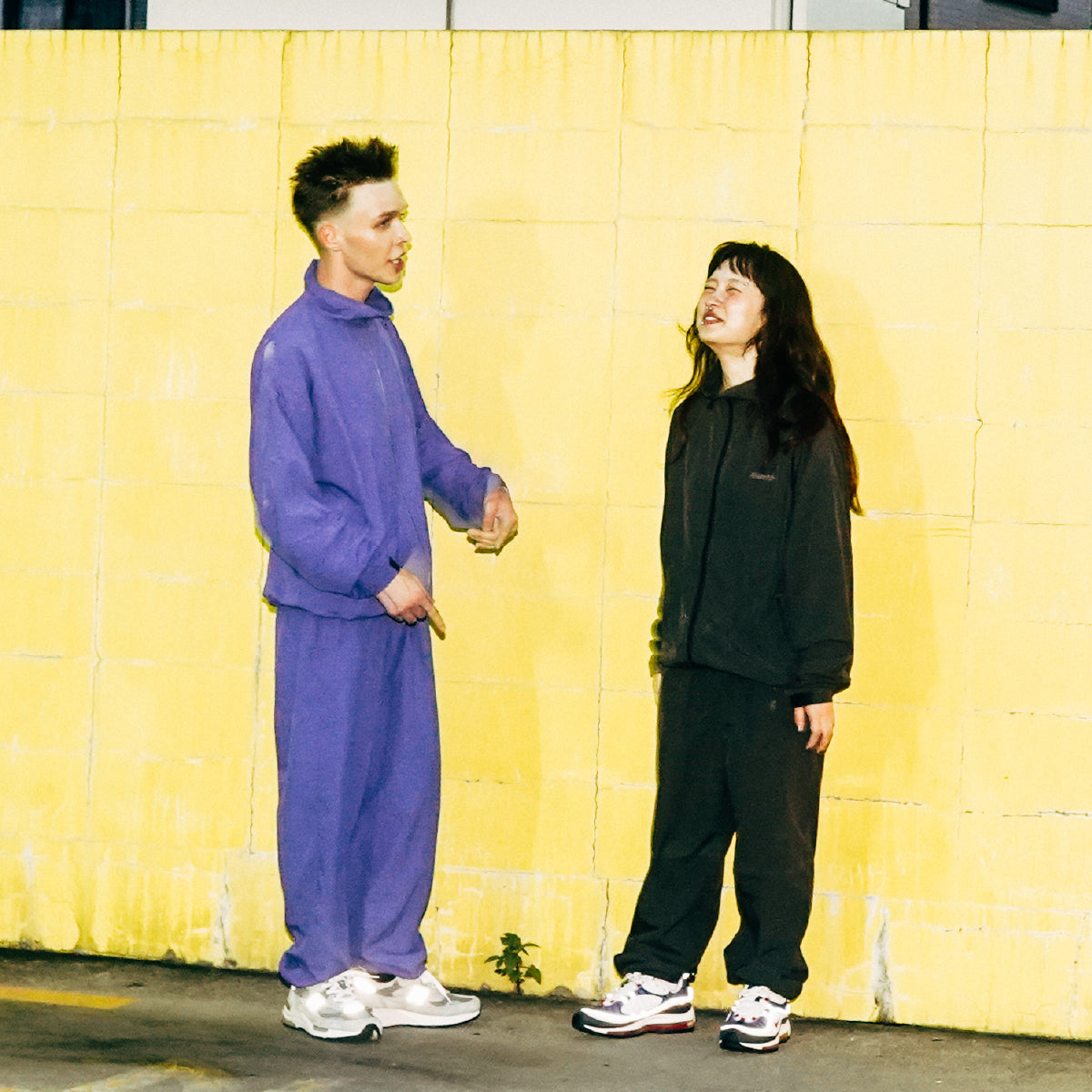 NO BAD MIND track pants