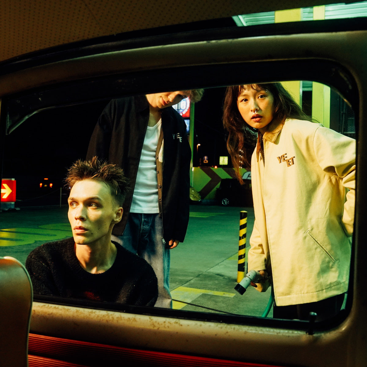 YEEL logo work jacket