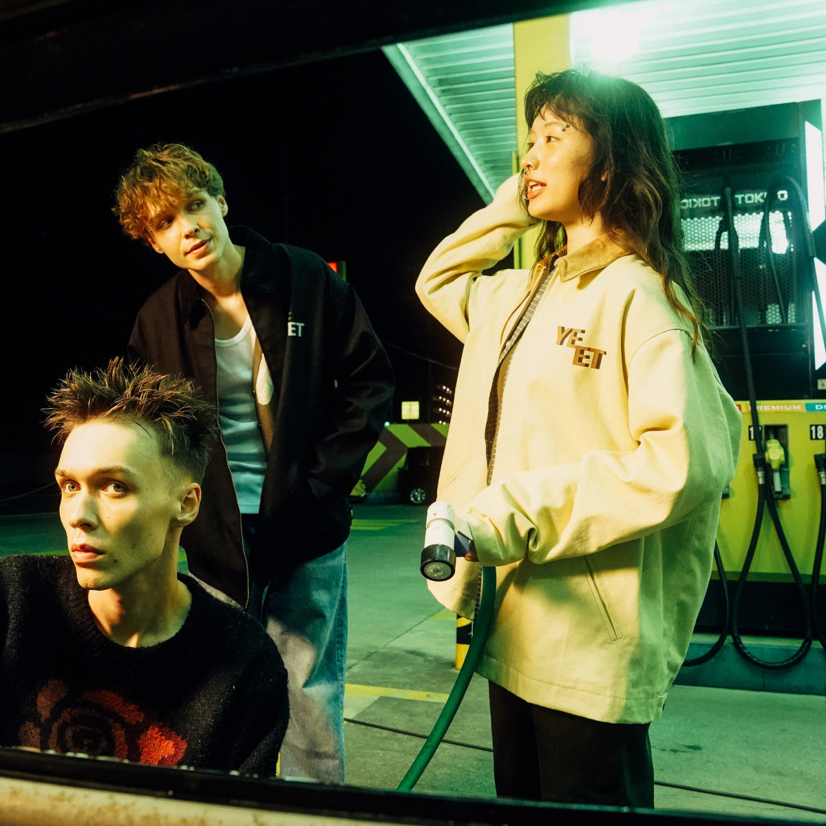 YEEL logo work jacket