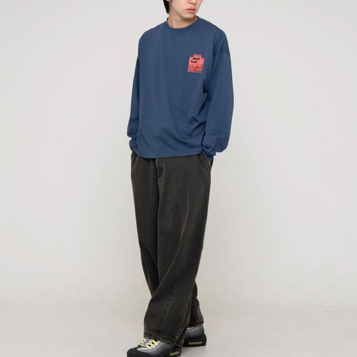 BM logo baggy pants