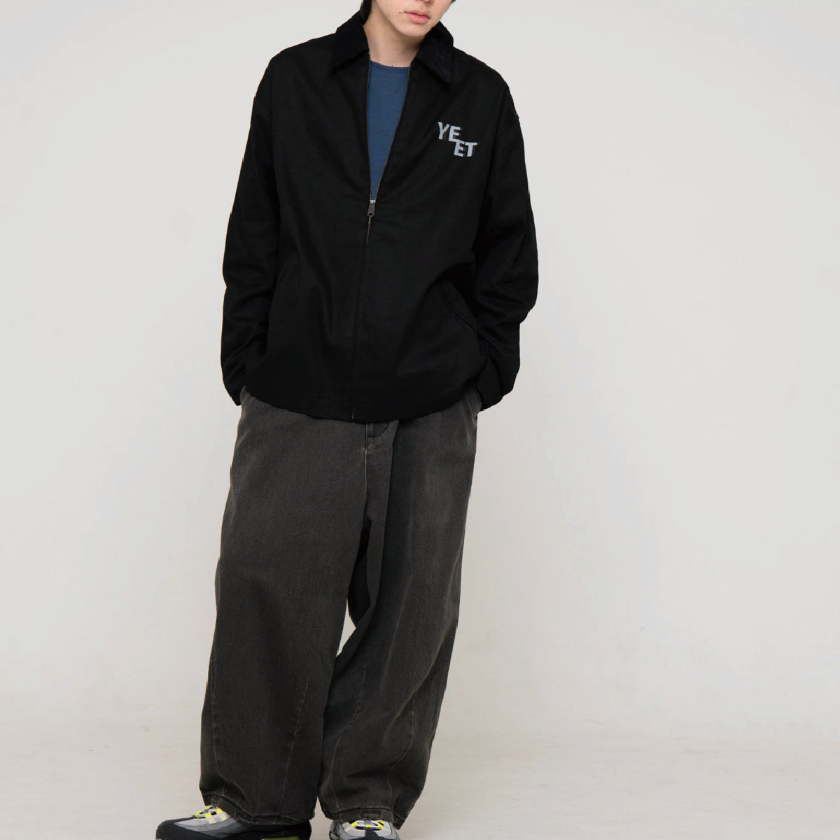 BM logo baggy pants