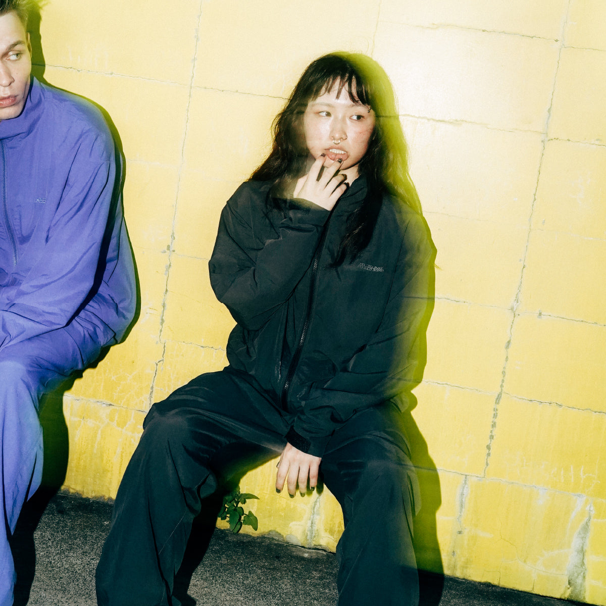 NO BAD MIND track pants