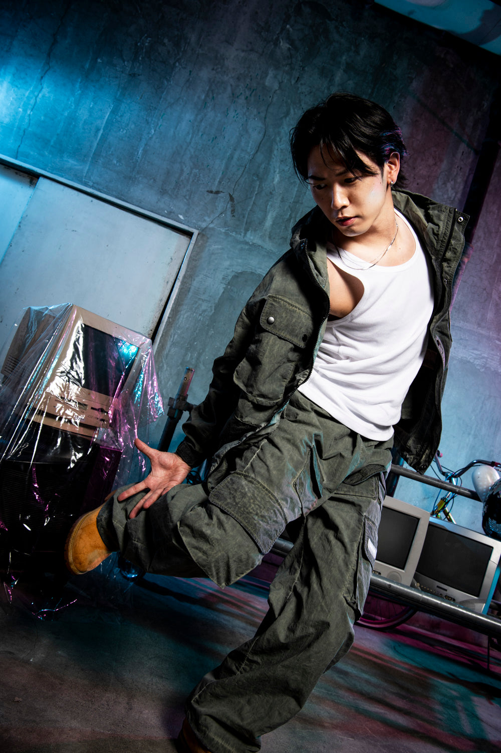 garment dyed pants