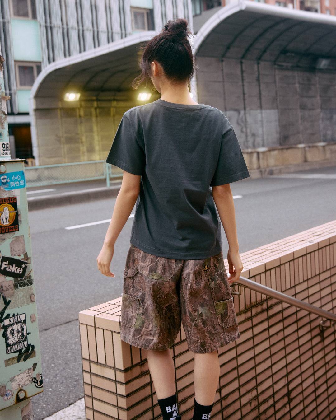 wave logo T-shirt