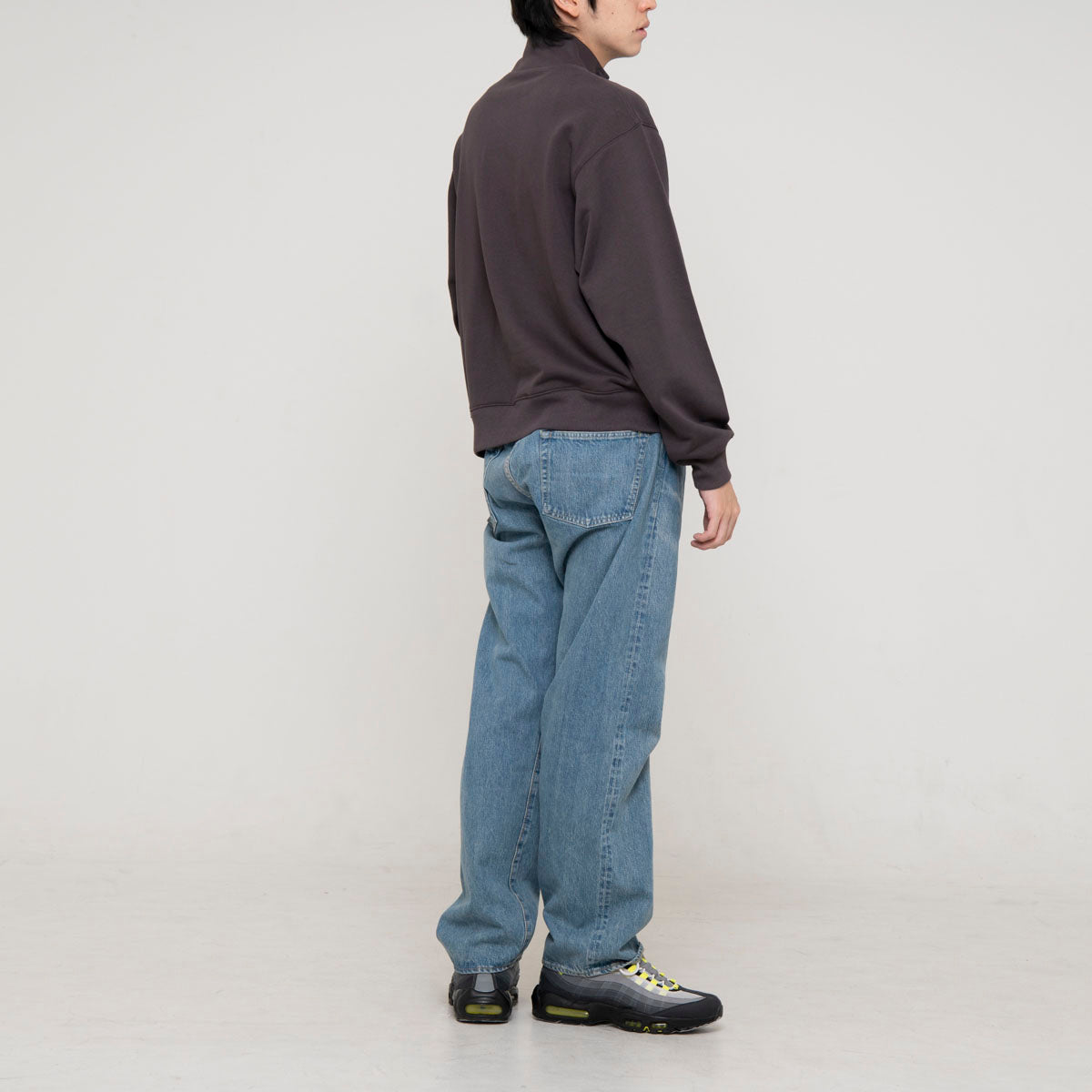 flower half zip sweat shirts