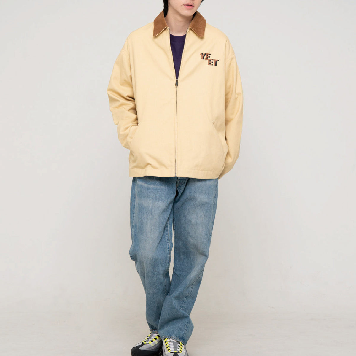 YEEL logo work jacket