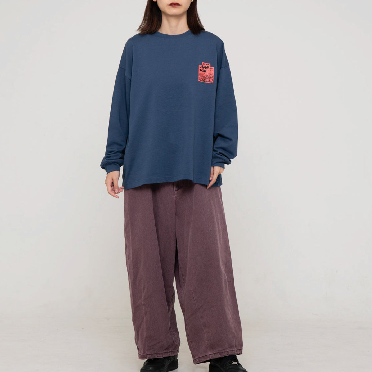 BM logo baggy pants