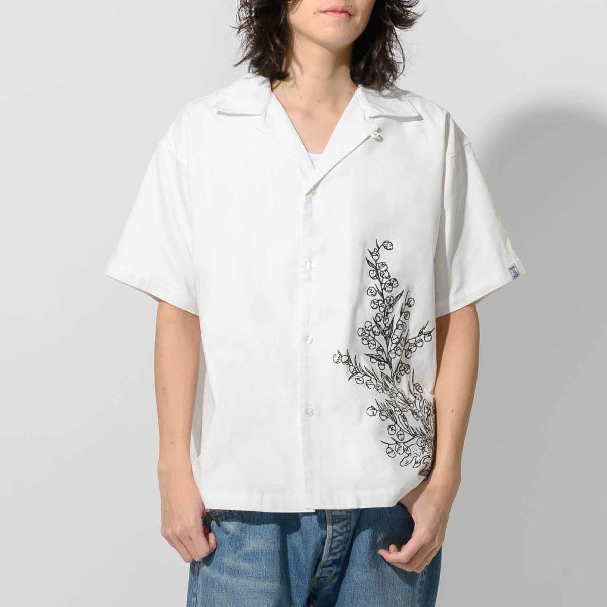 absinthe_open collar shirt
