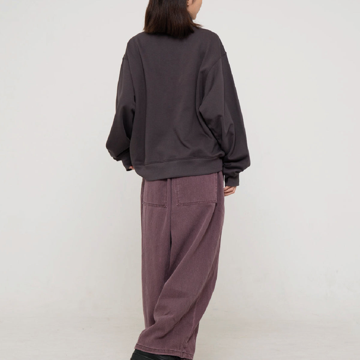 flower half zip sweat shirts