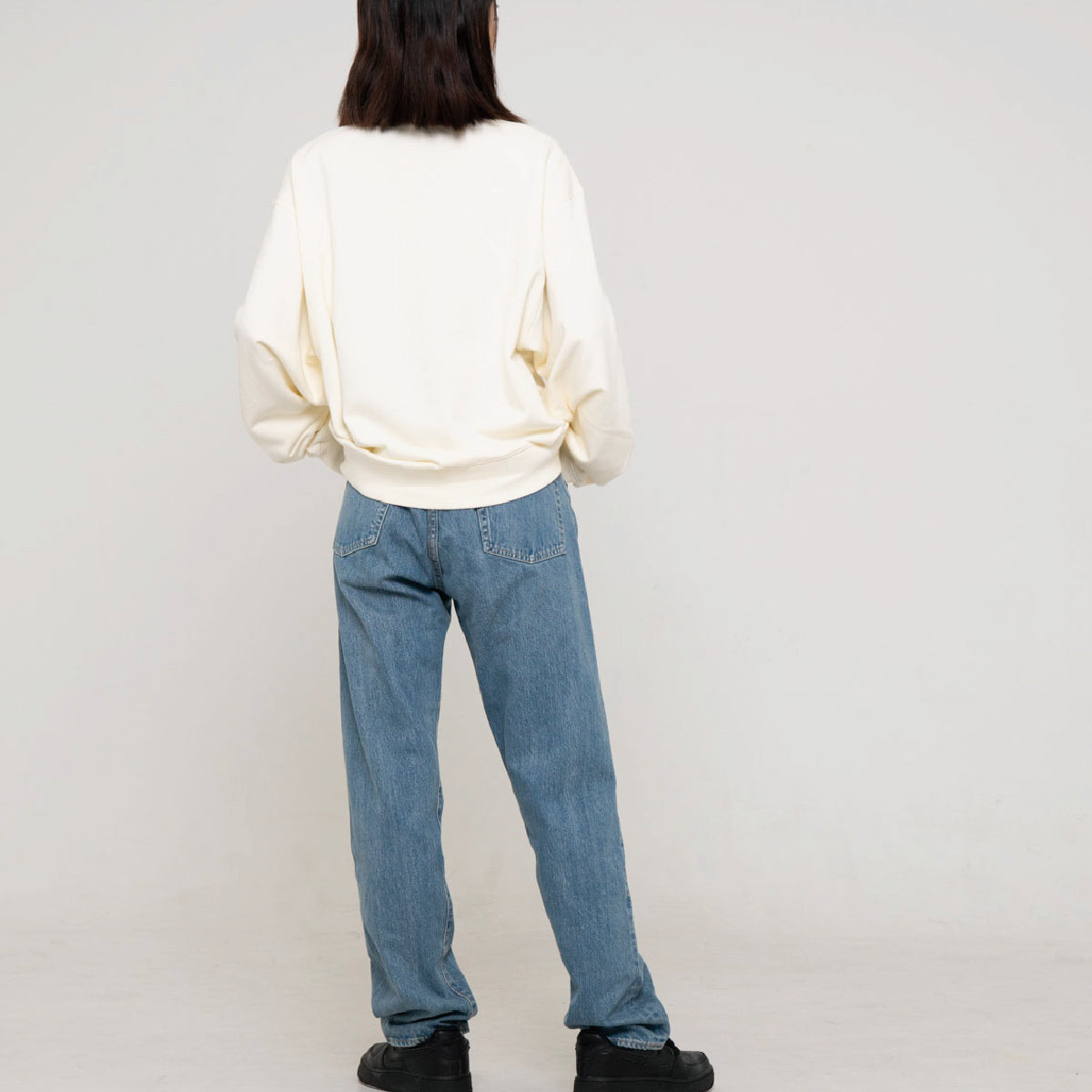 flower half zip sweat shirts