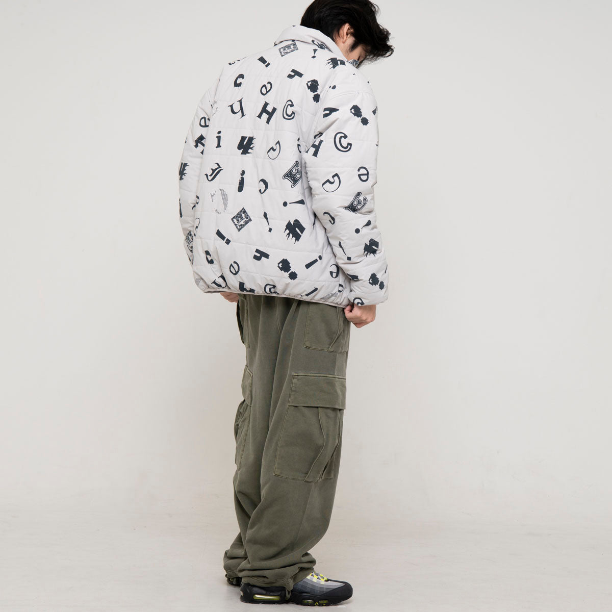 Cheii! logo reversible warm jacket