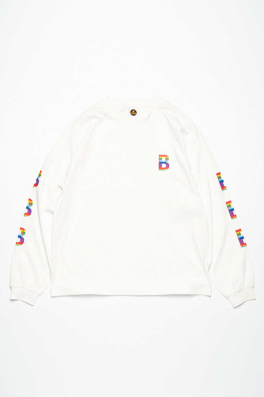 B logo long sleeve tee