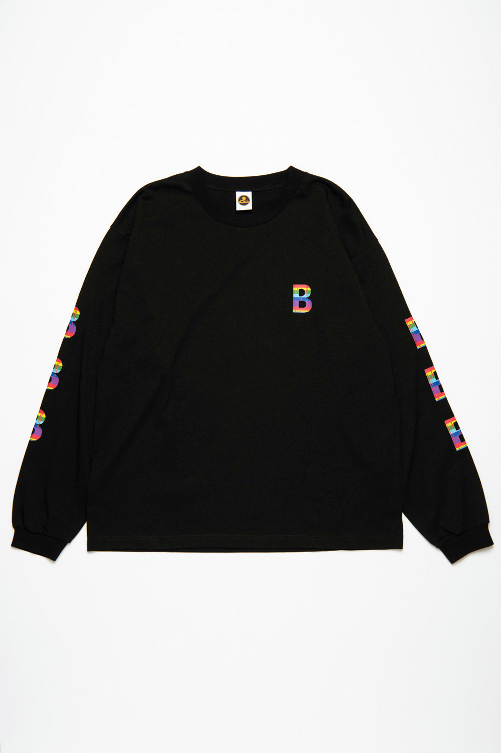 B logo long sleeve tee