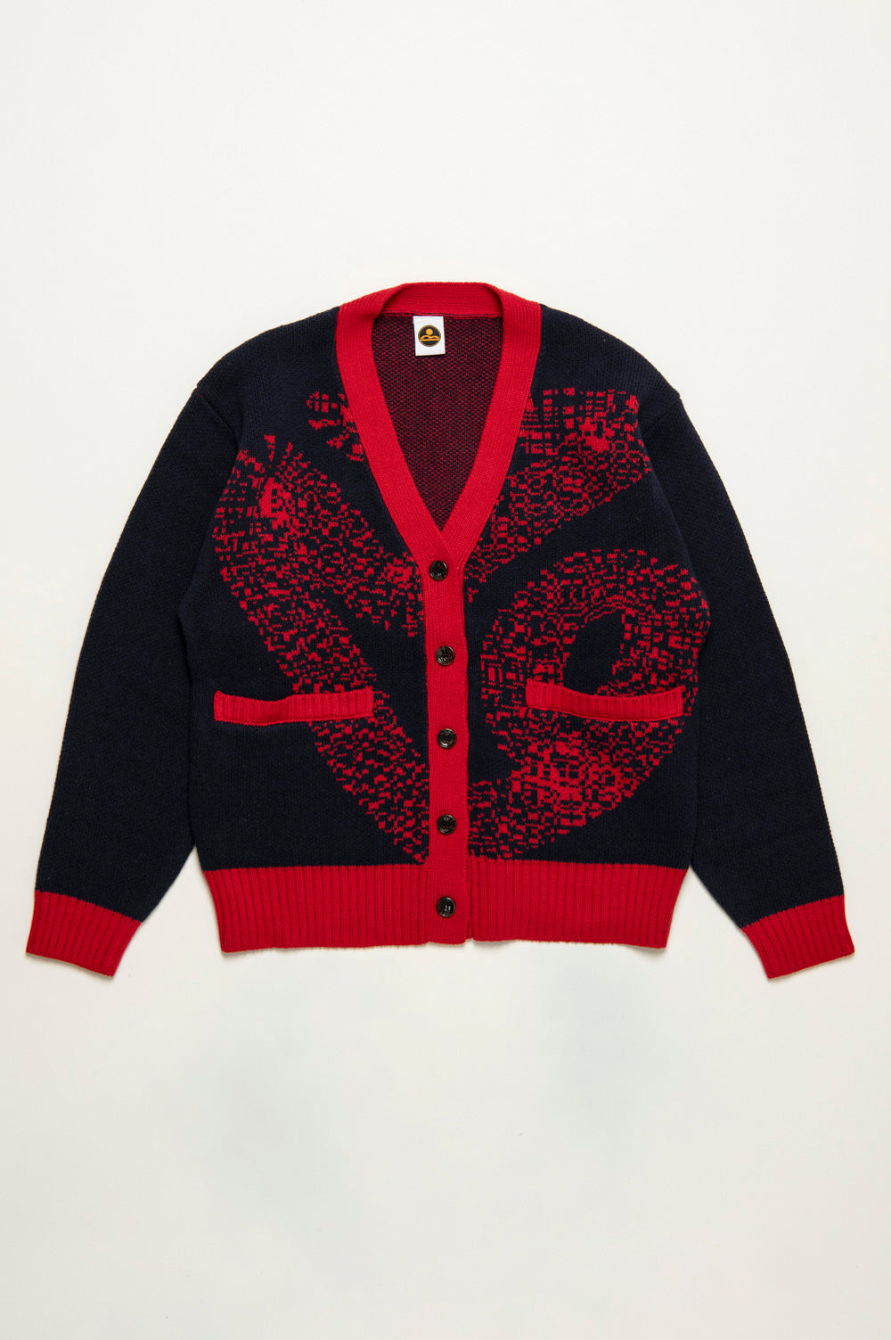 <予約>PATTERN JACQUARD CARDIGAN