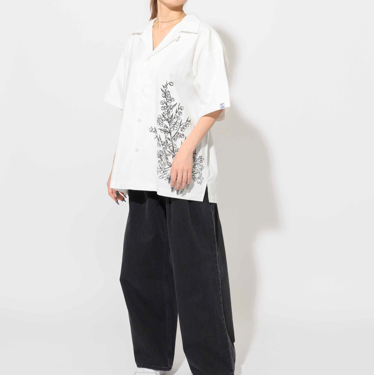 absinthe_open collar shirt