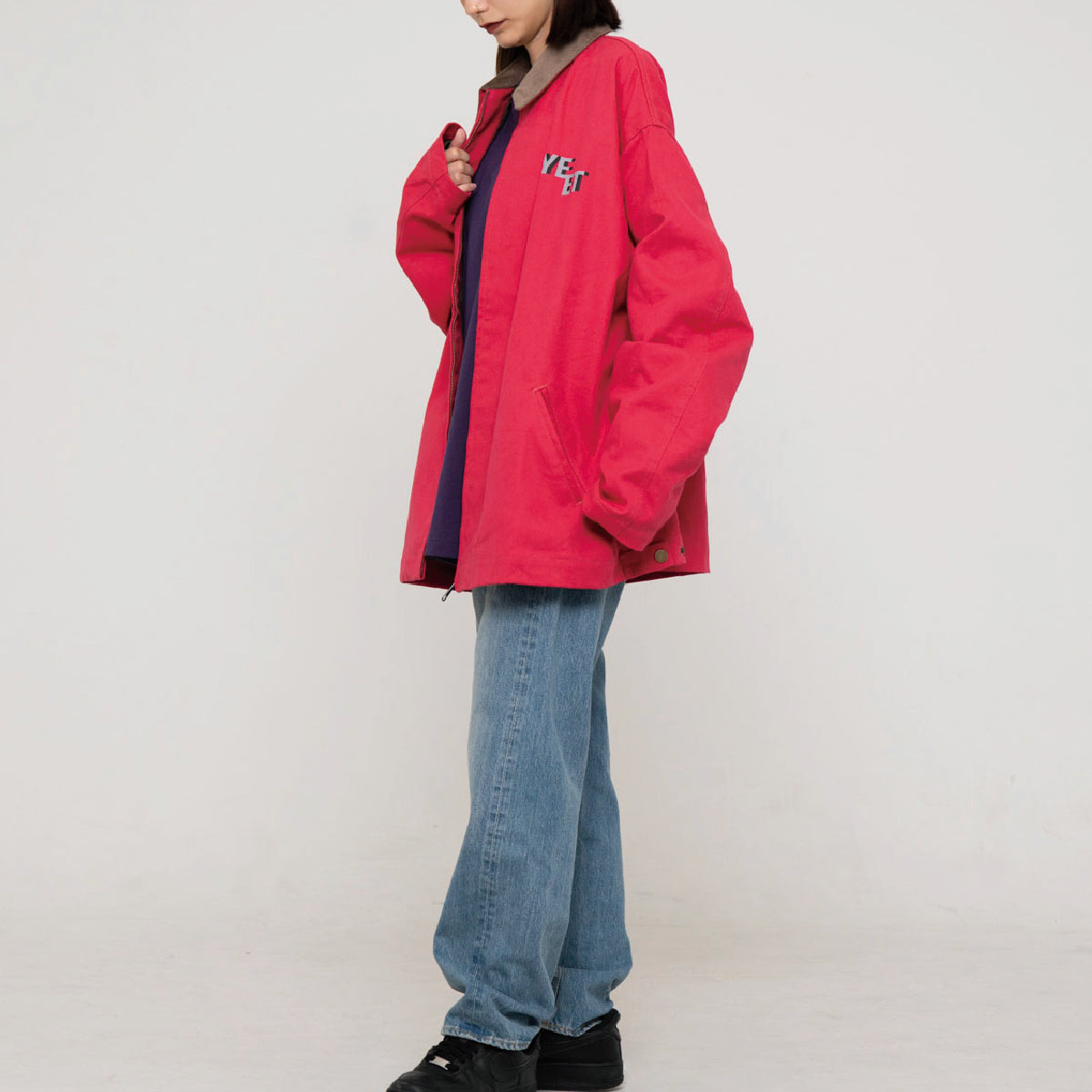 YEEL logo work jacket