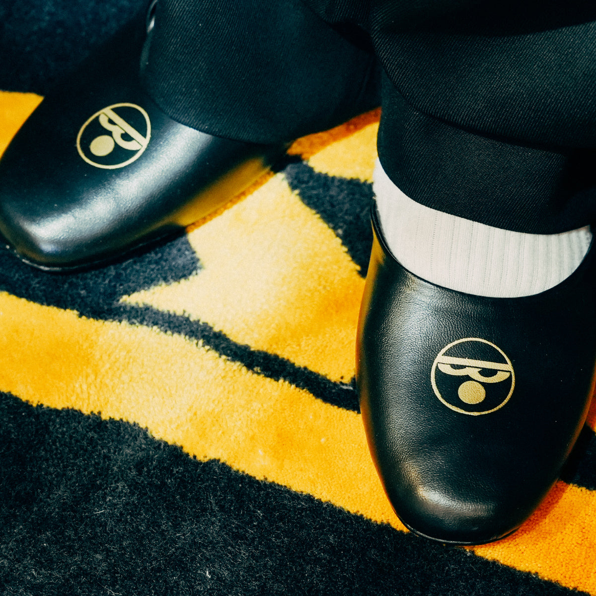 Chillax logo slippers