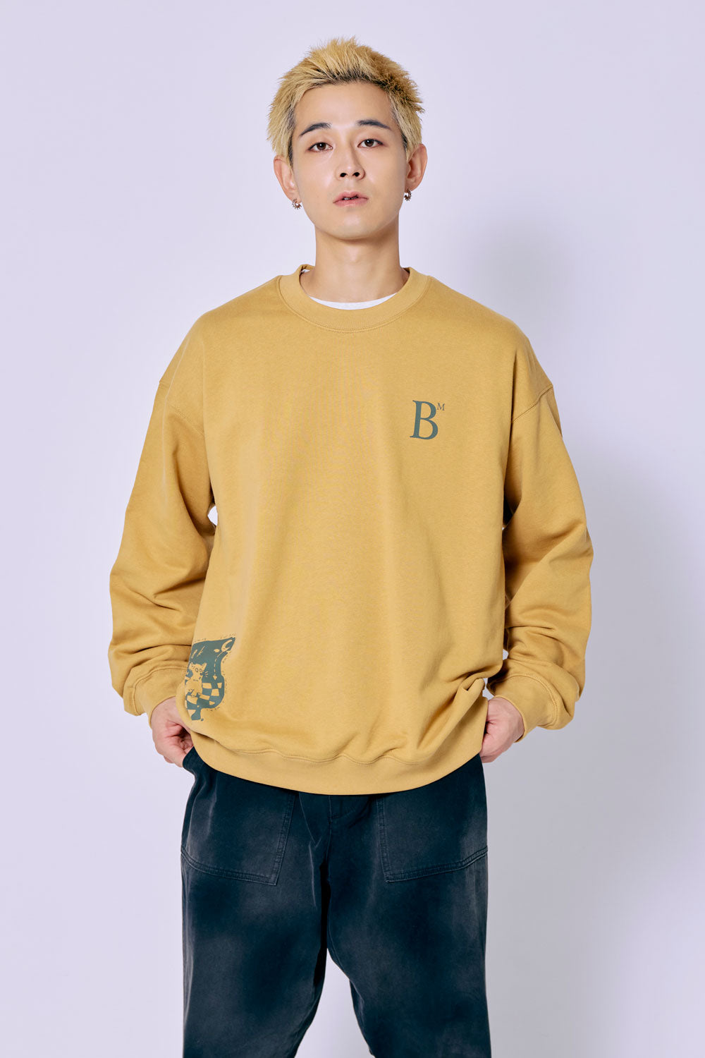 <予約>DOG TWO TONE PULLOVER