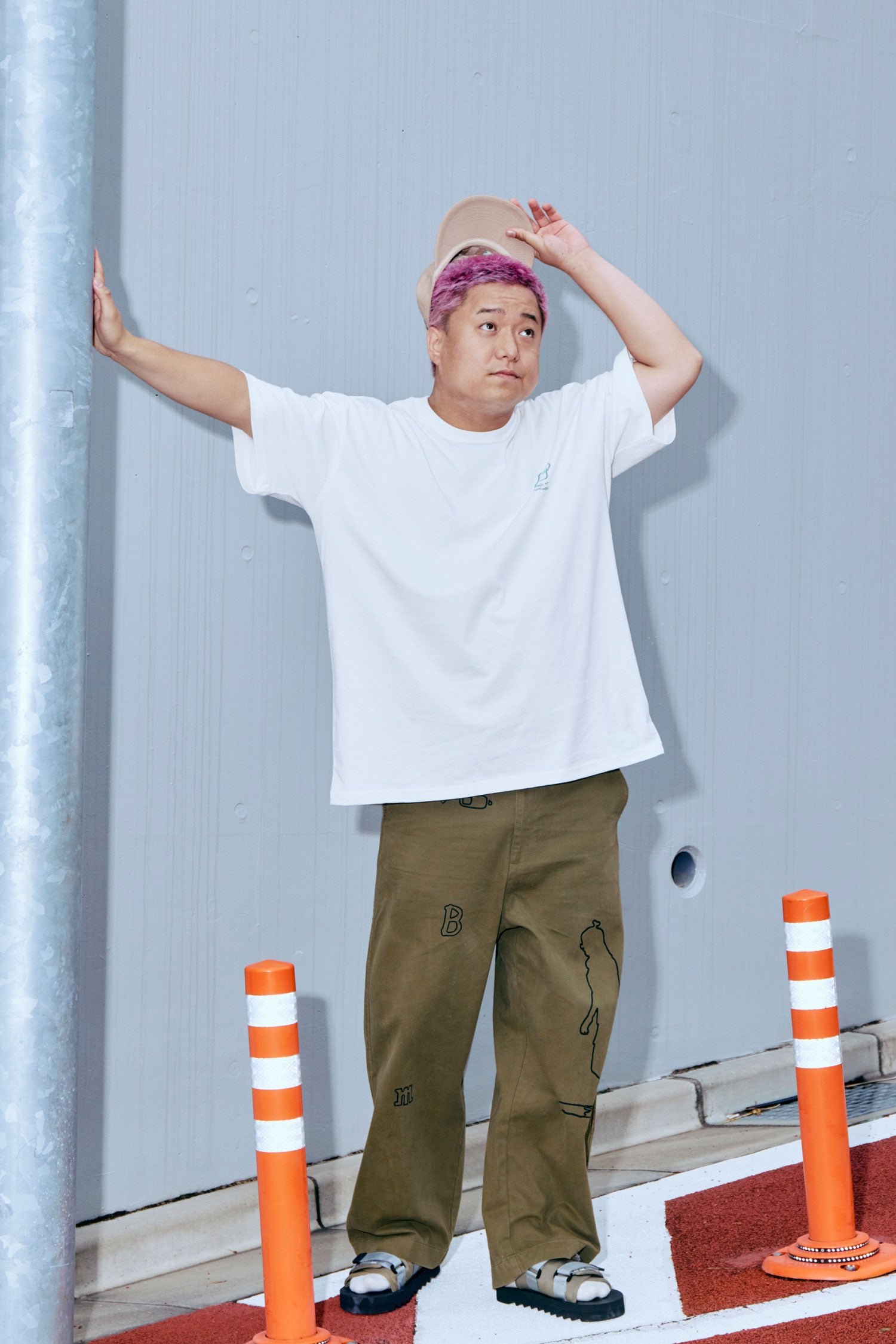 BM logo distortion T-shirt