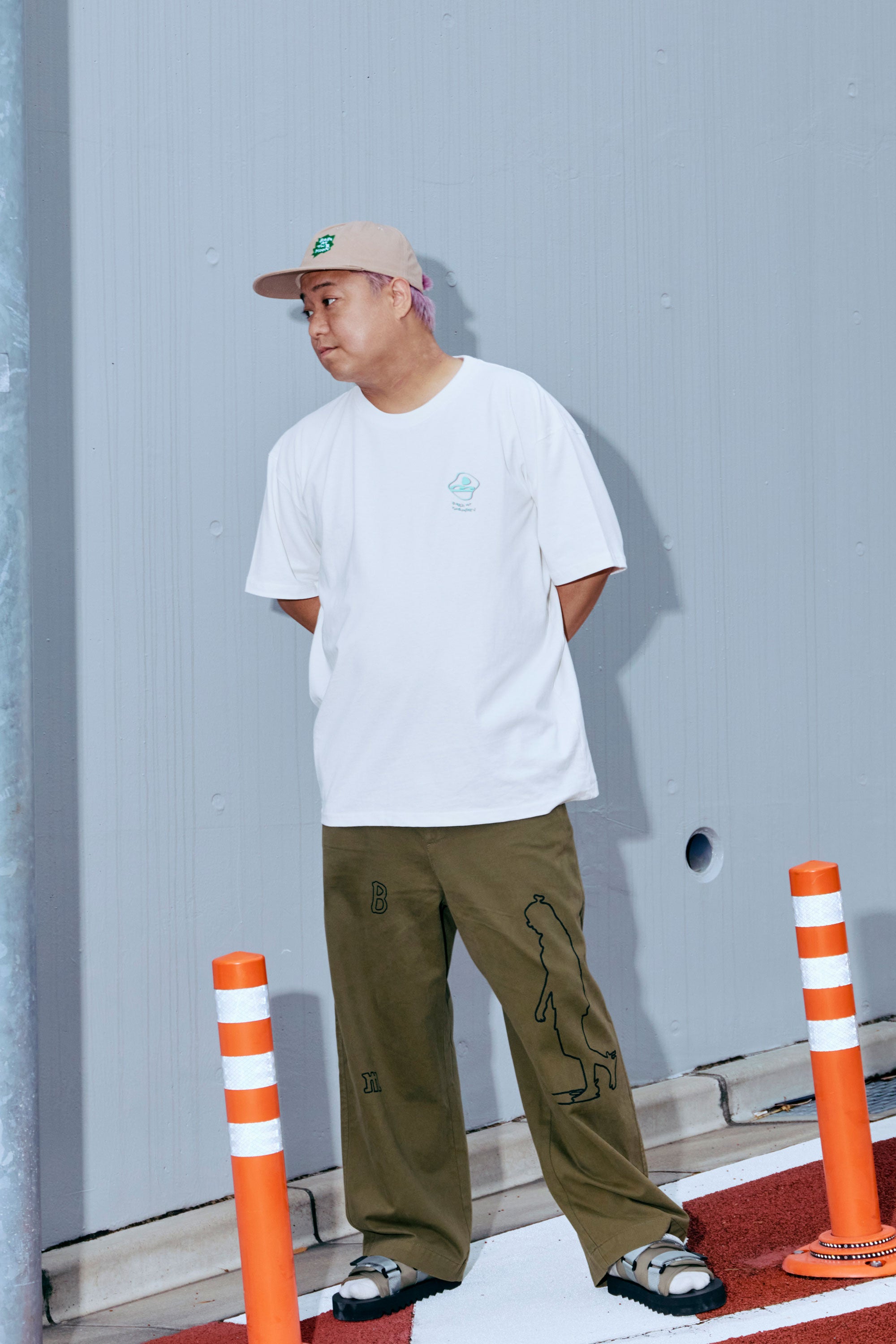 BM logo distortion T-shirt