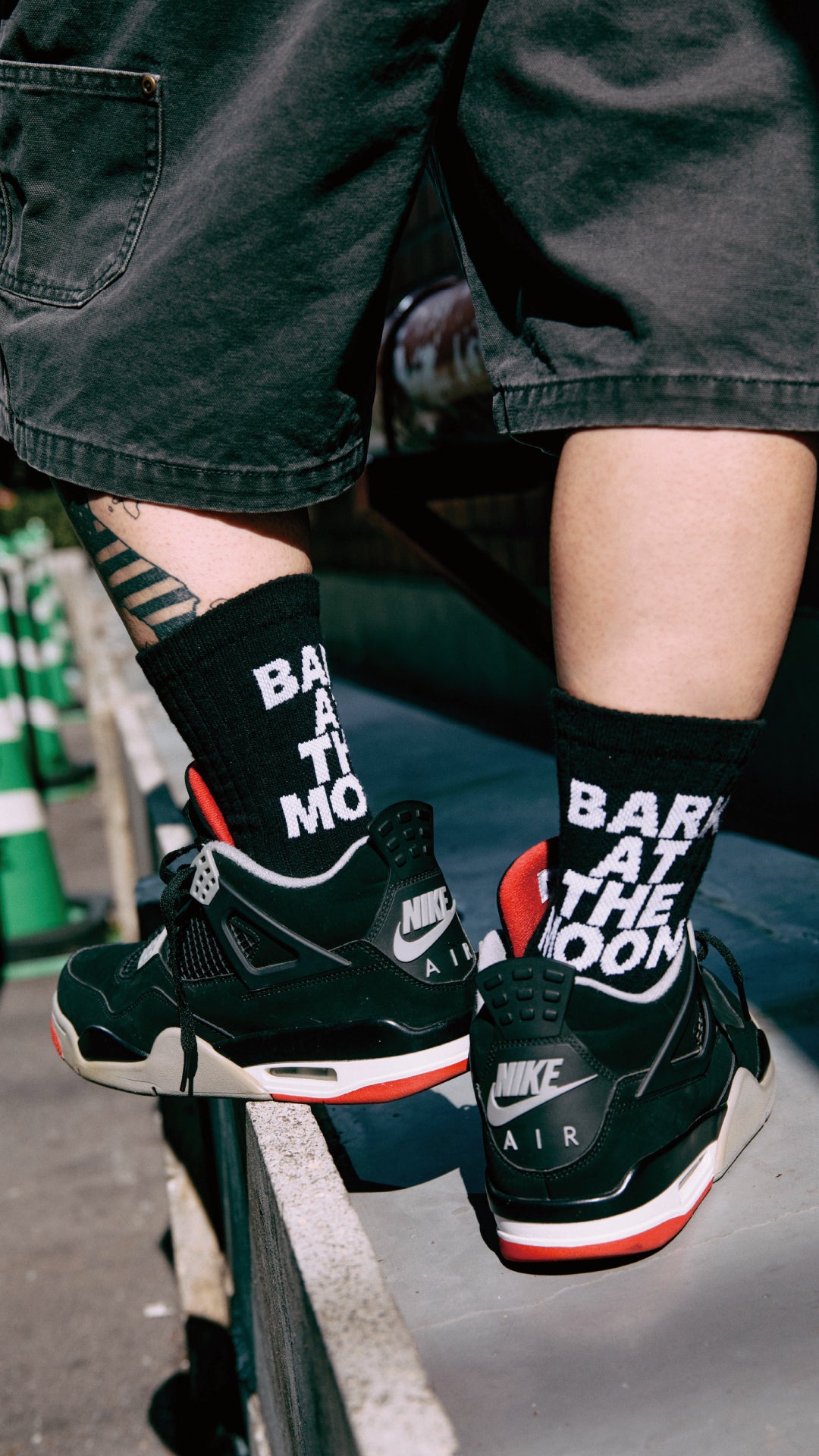 BATM logo socks