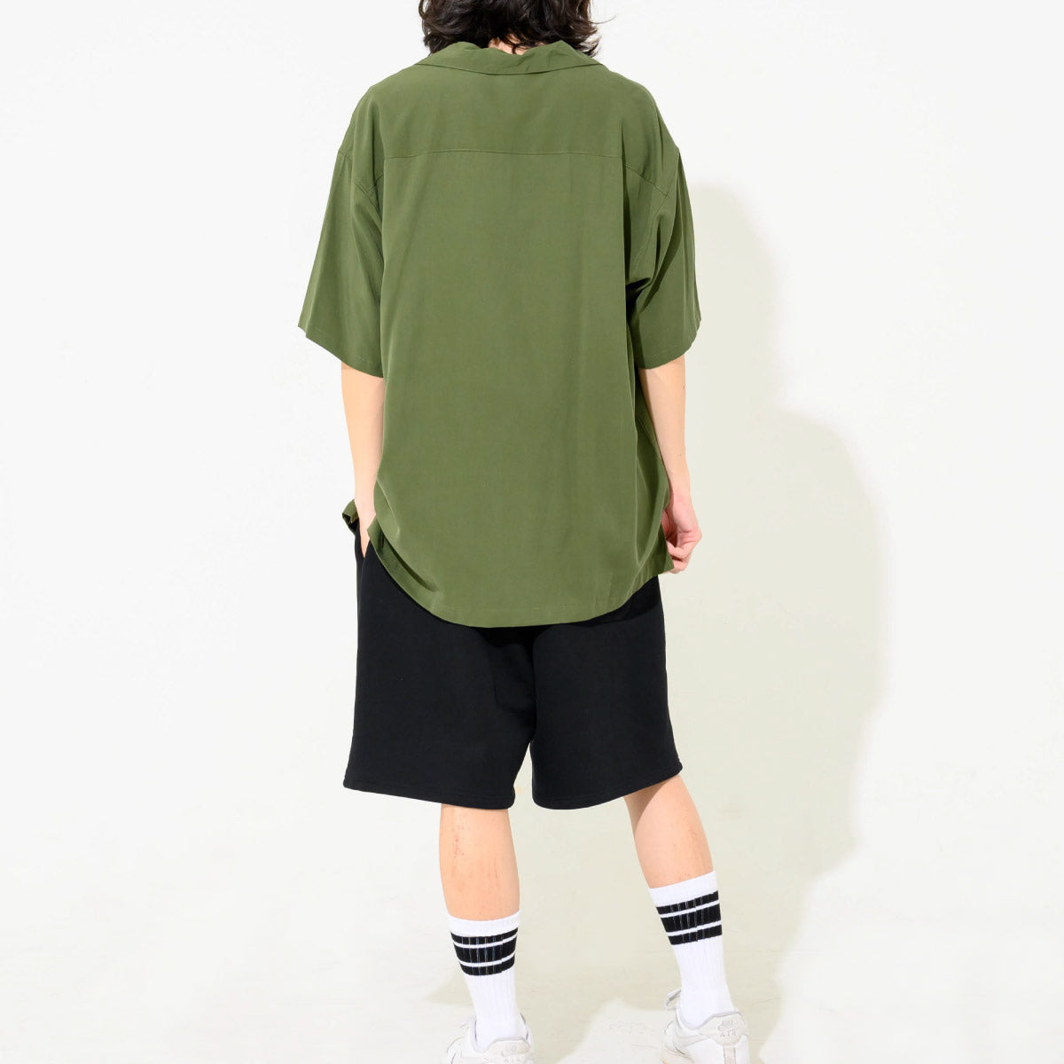 skull_open collar shirt