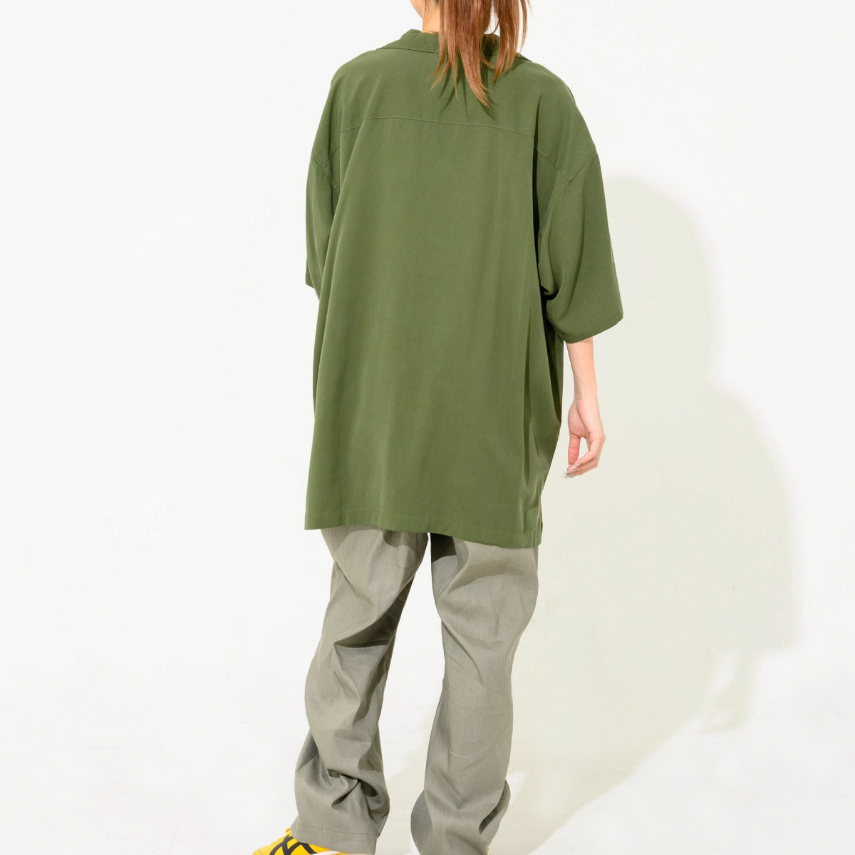 skull_open collar shirt