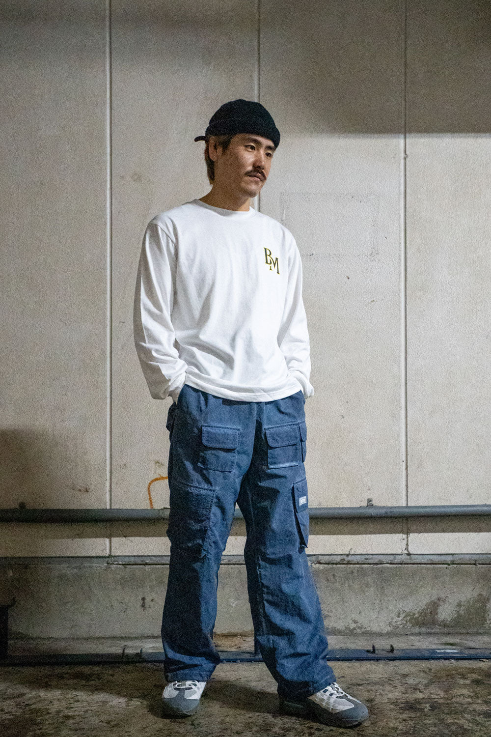 BM logo long sleeve tee