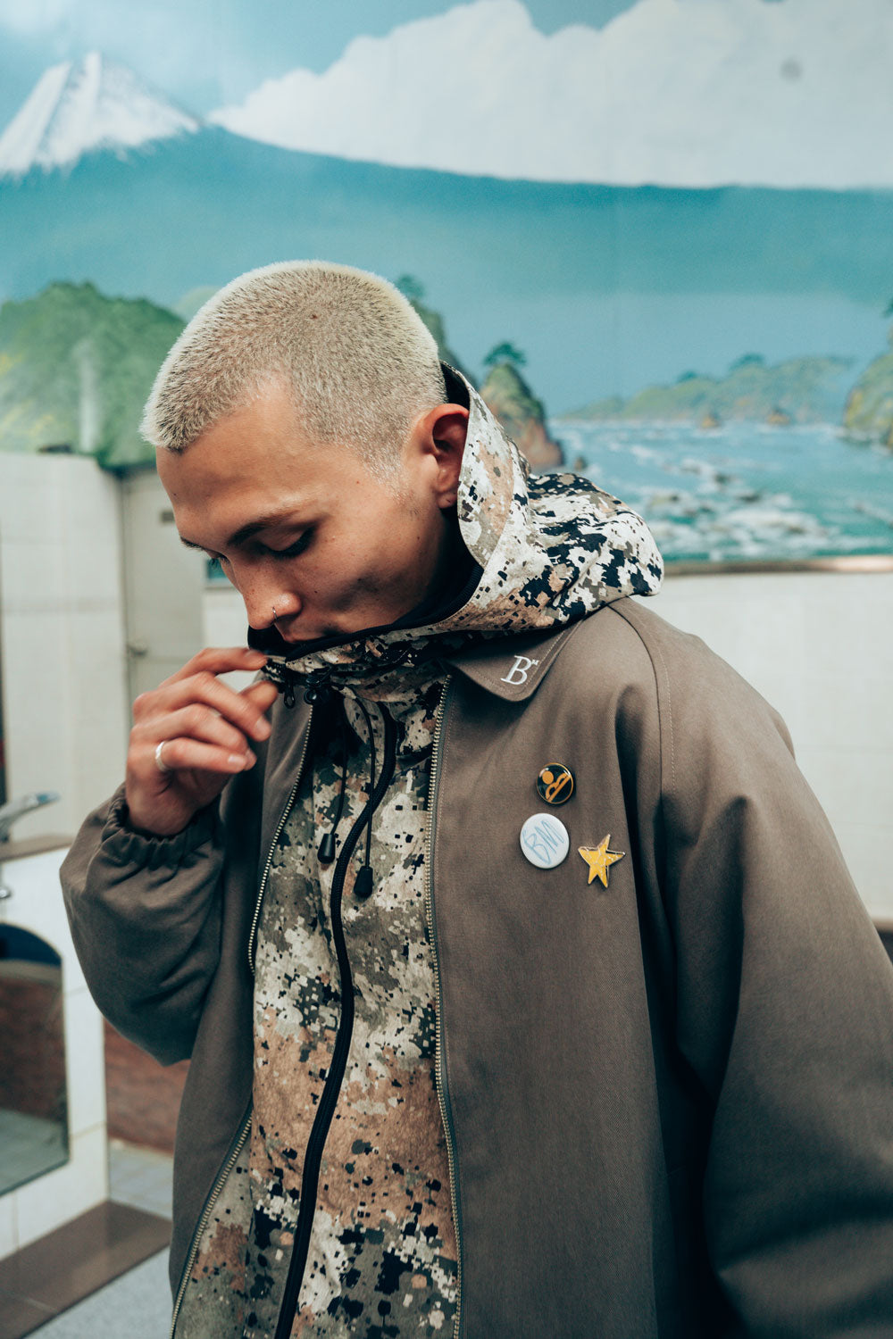 <予約>MULTI PATTERN MOUNTAIN PARKA
