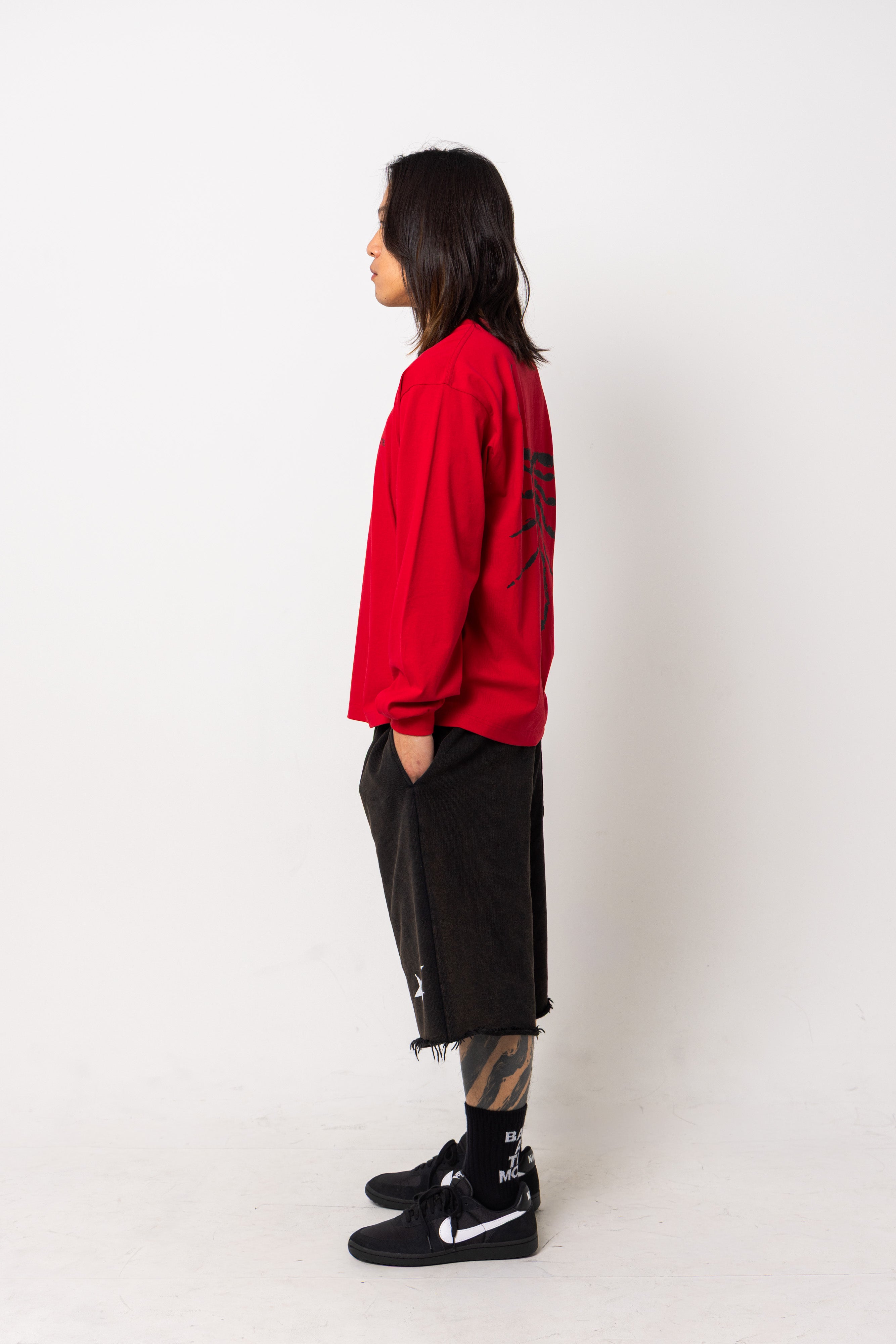 scorpion logo long sleeve tee